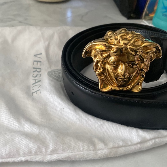 Versace Medusa head belt,well taken care can no longer fit